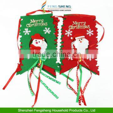 Xmas 2m Colorful Hanging Flag Christmas Festival Party Snowman Santa Decoration