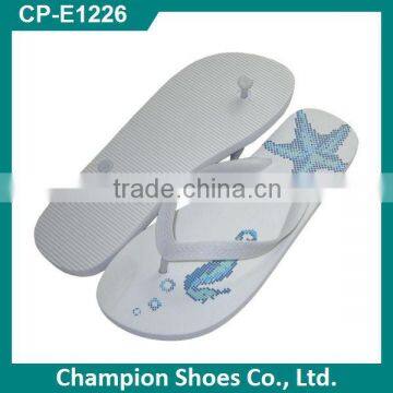 Cheap Plain White Flip Flops