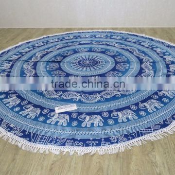 Mandala Round Beach Towel