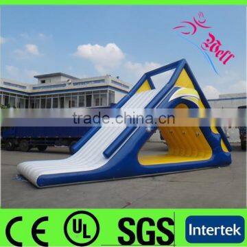 commercial water floating inflatable water slide for kids and adults