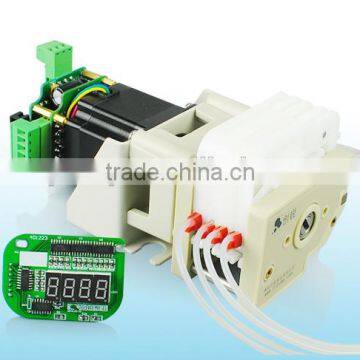 Stepper motor small flow peristaltic pump