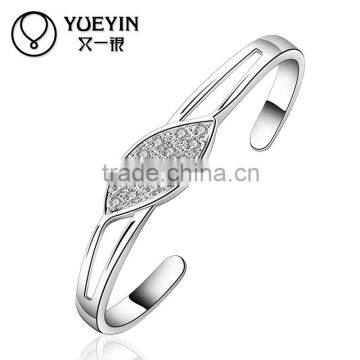 Brilliant Adjustable Nickel Free Kids Accessory Silver Bangle Wholesale