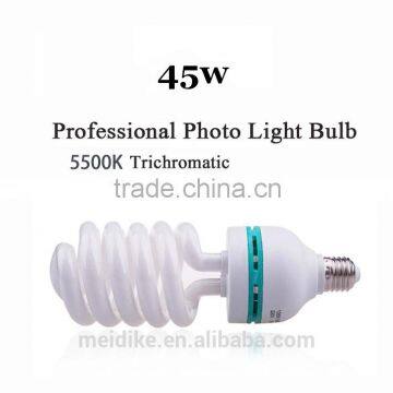 5500K Energy Saving Compact Fluorescent Spiral Bulb Studio Light Bulb