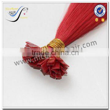 Wholesale High Quality Color 99j Pre Bonded Flat Tip Hair Extensions 100% Brazilian Virgin Human Hair Supplier's Choice photo-5