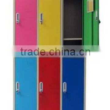 Colorful Storage Locker, Wardrobe Closet Locker , Steel Wardrobe