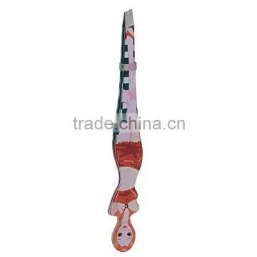 promotional sexy girl design eyebrow tweezer