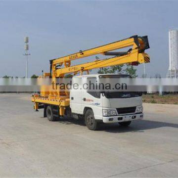 JMC crew cab 3 Knuckle arm 12-16 meter High-altitude Operation Truck aerial working platform