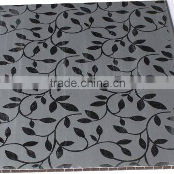 silver & leaf design pvc ceiling panel T020