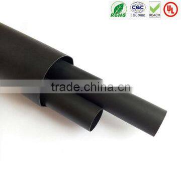 Halogen free heavy wall heat shrink tube with adhesive line