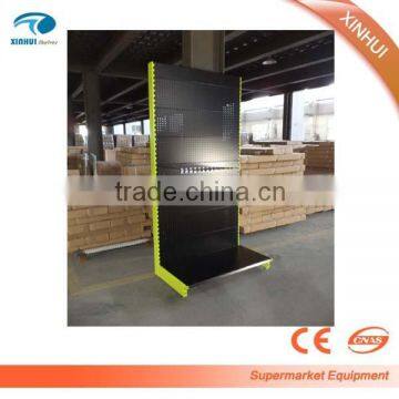 2015 HOT SALE, upscale and high quality Saudi type Perforated Back Panel Supermarket Gondola Shelf for tools & display rack