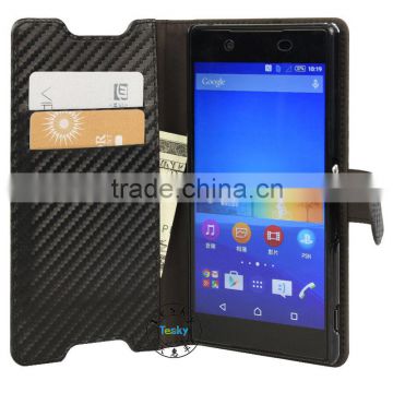 Cover Case For Sony Z4 Cover , PU Wallet Folio Flip Leather Case For Sony Xperia Z4 Soft Leather Case