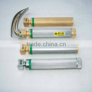 Golden Fiber optic Handles Fiber optic Laryngoscope