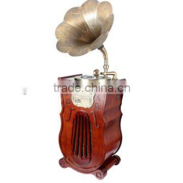 Antique gramophone record player vinyl record player Alice