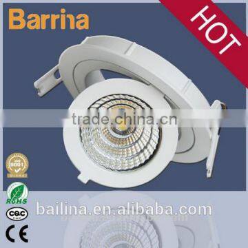 factory price 9 watts LED COB Downlight with high Flux, downlight with 360 degree rotatable