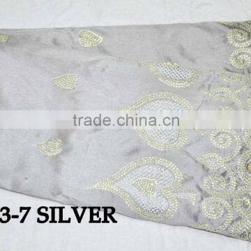 white high quality African lace george, embroidery design george wrapper fabric from head-fashion G123-8