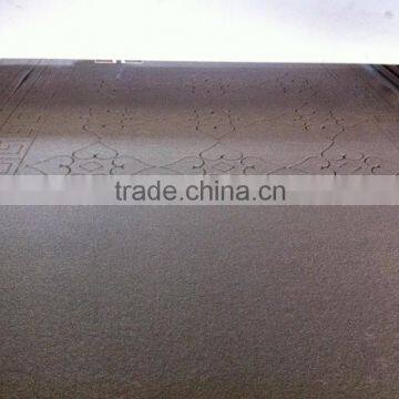 engrave lasering logo carpet door mat