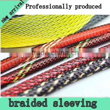 Plastic braided sleeving for fibre protection