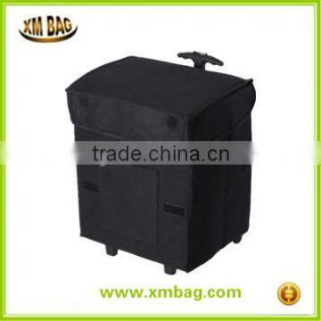 Foldable convenient trolley tool bag