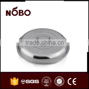 Round Plate ,stainless Steel Serving Tray for Snacks and Desserts photo-3