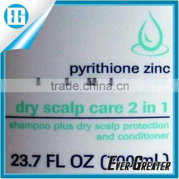 customized design plastic shampoo bottle label washing shampoo label shampoo private label
