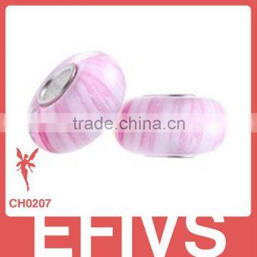 2013 Top Rated Colorful Flower Murano glass beads wholesale