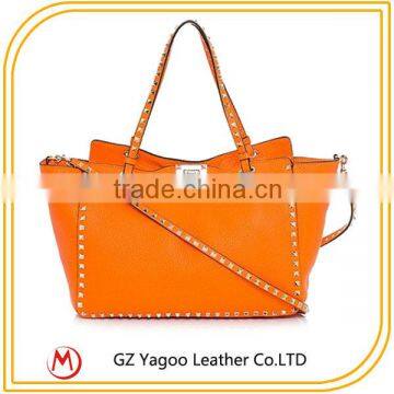 Cheap Guangzhou Lady Handbag Rivet Market Size Handbags