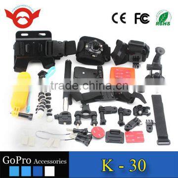 2016 NEW Customized High Quality 35 in 1 Family Kit Camera Accessories for Gopro Hero Accessories 1 2 3 4 Session photo-4