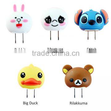 Cute cartoon data USB charging head for mobile phone