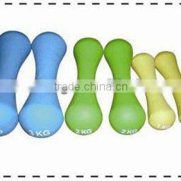 neoprene covered bone dumbbell