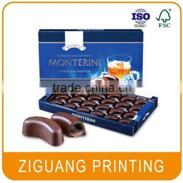 Customized chocolate packaging box