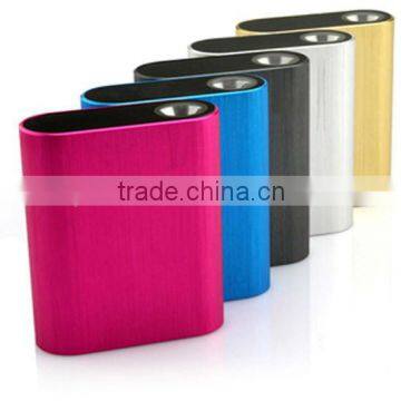 metal case led torch power charger 5200mah