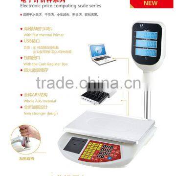 weighing scale with printer