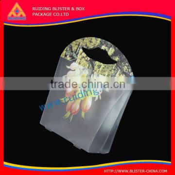 customized comfort touch feel hard print transparent PVC box packaging