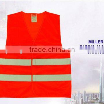 adult orange safety reflecting vests