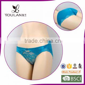 New Products Graceful Everyday Blue Lace Sexy Underwear Asian Women