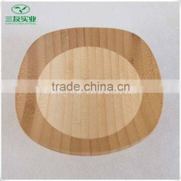 Natural Bamboo Dinner Plate Dish of Different Sizes photo-3