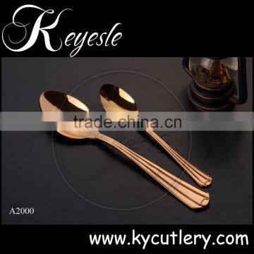 Sterling Silver Cutlery,rose Gold Cutlery,stainless Steel Luxury Gold Cutlery Set photo-3