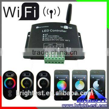 mini RGB WiFi controller,WiFi LED dimmer,New design WiFi LED controller