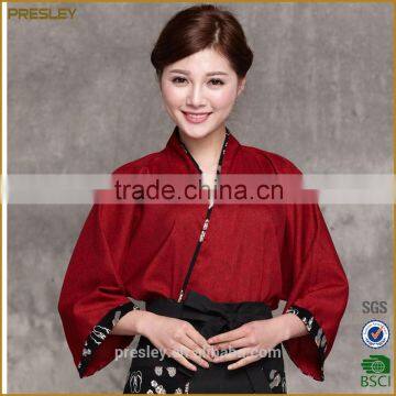 Japan Style Restaurant Hotel Waitress Bar Staff Black Uniform Japanese Sushi Uniform photo-5