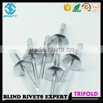 HIGH QUALITY FACTORY L/F HEAD TRI-GRIP BLIND RIVETS FOR GLASS CURTAIN WALL