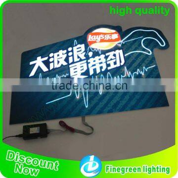 electroluminescent flasing poster