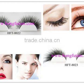 Hot sale false eyelashes make in 100% mink 8022/8023