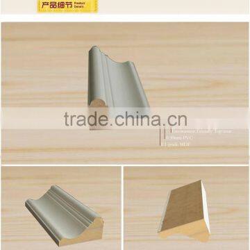wall decoration moulding wrapped by PVC