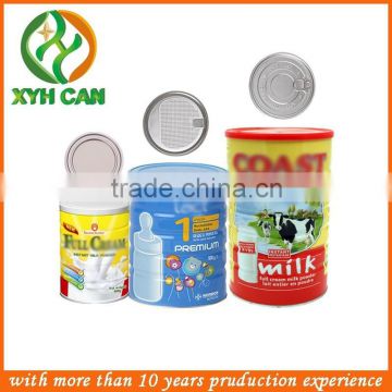 stainless steel milk powder can/storage tin can