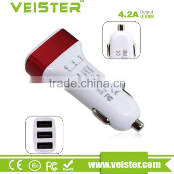 5v 4.2a good car charger for laptop for ipod for mobile phone