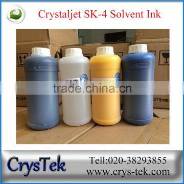 Crystaljet brand sk4 solvent ink for spt 510/1020 35/50pl print head