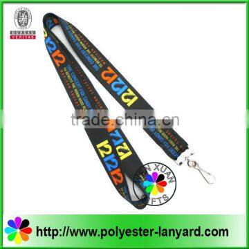 Promotional transfer polyester lanyards