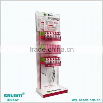 Free Standing High-Resolution Poster Solid Face Cream Display Stand