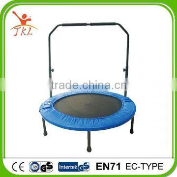 38inch kids mini trampoline with bar/handrail/handle/handlebar for sale