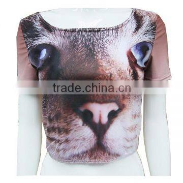 custom sublimation sports crop top,sports tank top for women